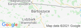 Bartoszyce map